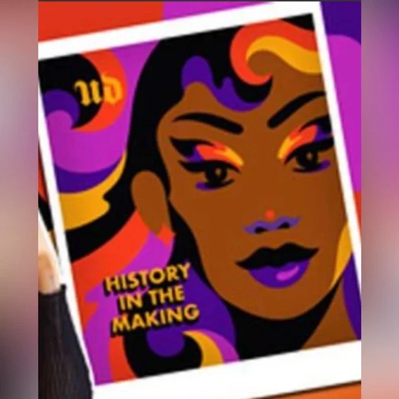 UD x Jade Purple Brown face Makeup Remover Towel Limited Edition. large new. - Picture 6 of 6